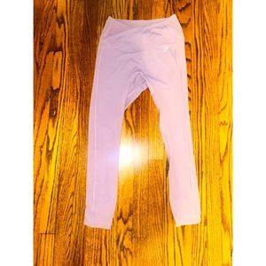 GYMSHARK Lavender Purple Long Pants Work Out Criss Cross Medium